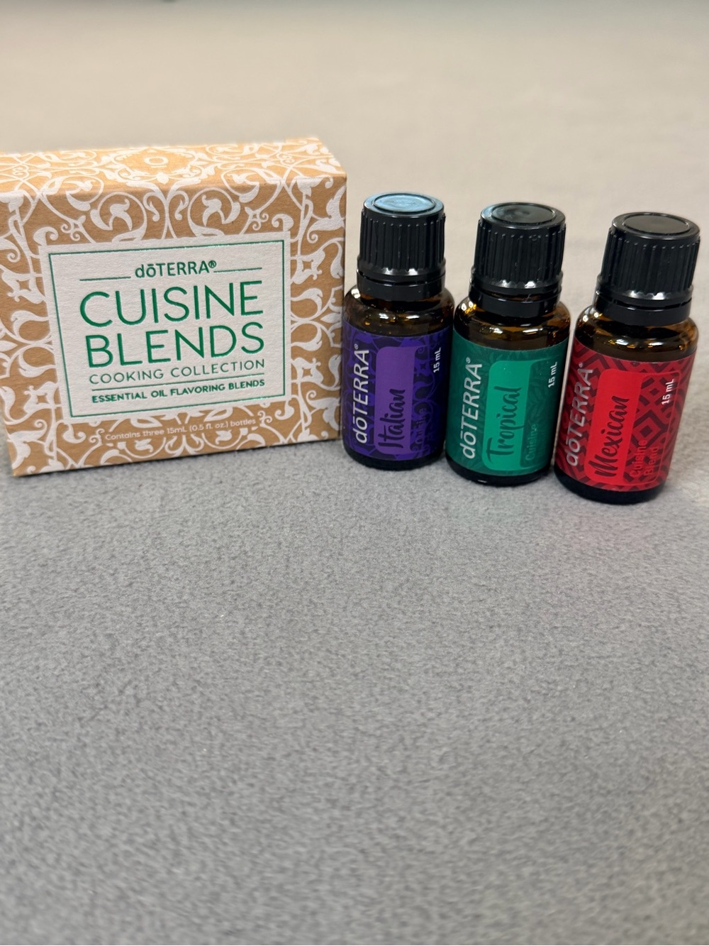 doTERRA- CUISINE BLENDS Cooking 3 Oils *SPECIAL EDITION*- Opened But FULL-NEW
